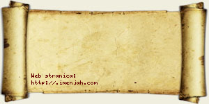 Nadja Kovandžić vizit kartica